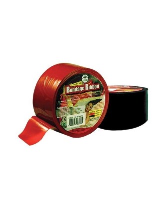 BONDAGE RIBBON 5CM/18MTR BLACK
