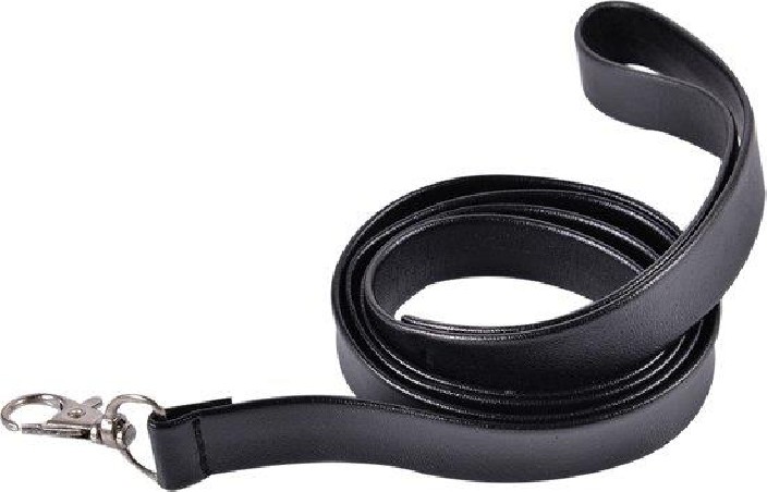 Kinky collar black  collar with leash  adjustable