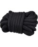 Kinky rope black soft bondage rope 5 meter