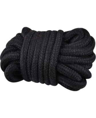 Kinky rope black soft bondage rope 5 meter