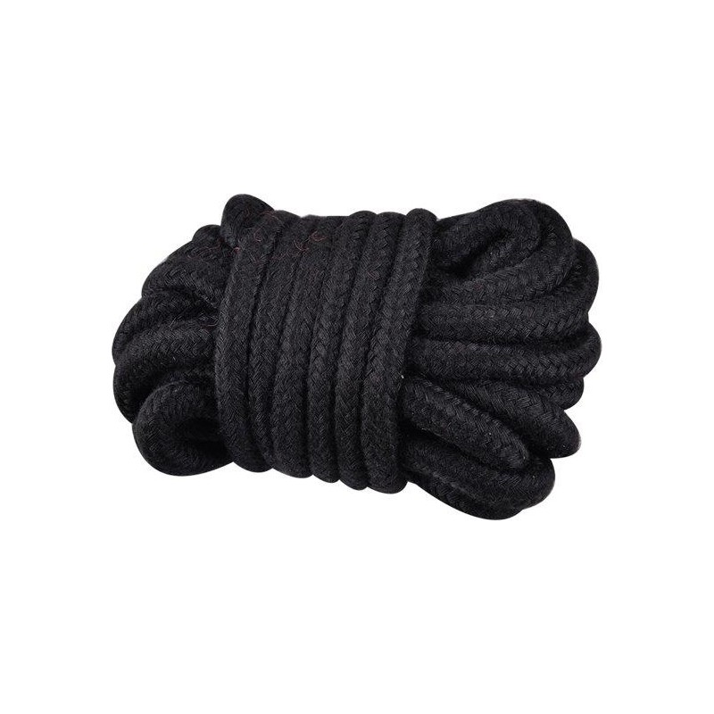 Kinky rope black soft bondage rope 5 meter