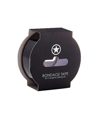 Non Sticky Bondage Tape - 17,5 m - Taśma do krępowania - Czarna