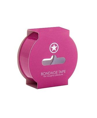 Non Sticky Bondage Tape - 17,5 m - Taśma do krępowania - Róż