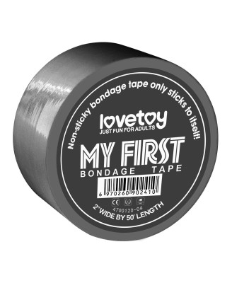 My First Non Sticky Bondage Tape Grey - Taśma do krępowania Szary