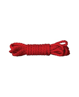 Kinbaku Mini Rope - 1,5m - Sznur do krępowania - Czerwony