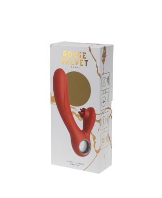 Rouge Velvet - G-Spot + Licking Vibrator