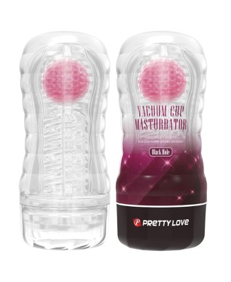 PRETTY LOVE - VACUUM CUP MASTURBATOR Black Hole ABS TPR