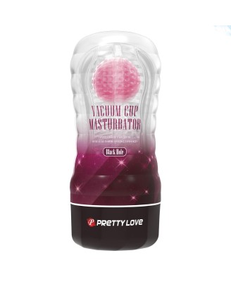 PRETTY LOVE - VACUUM CUP MASTURBATOR Black Hole ABS TPR