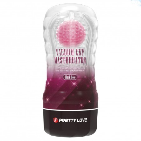 PRETTY LOVE - VACUUM CUP MASTURBATOR Black Hole ABS TPR