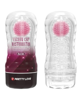PRETTY LOVE - VACUUM CUP MASTURBATOR Black Hole ABS TPR