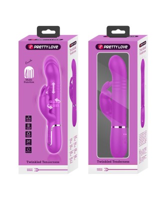 PRETTY LOVE - Twinkled Tenderness Purple, 7 vibration functions 4 rotation functions 4 thrusting settings