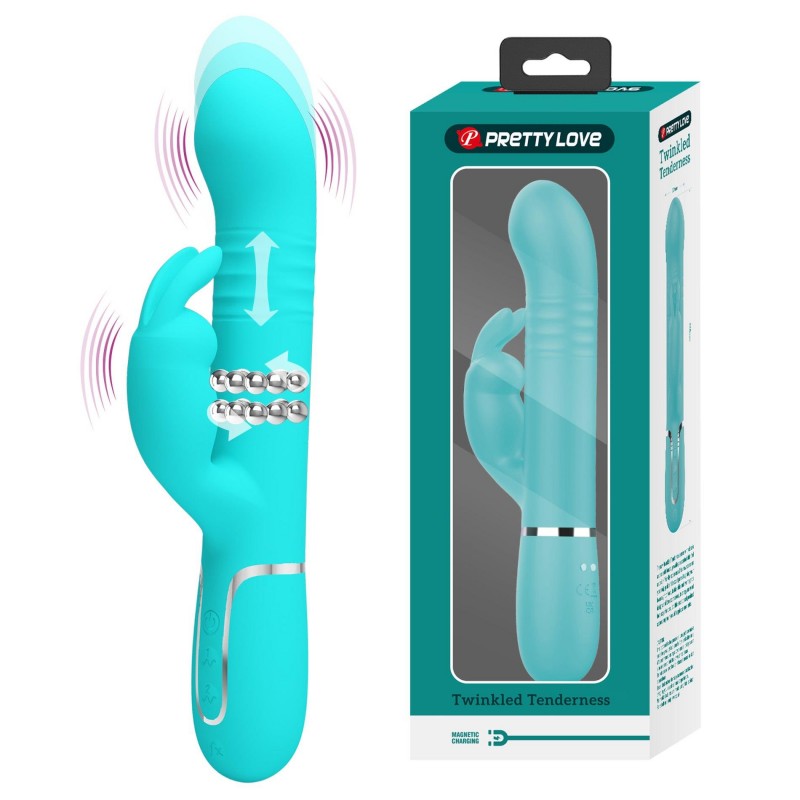 PRETTY LOVE - Twinkled Tenderness, 7 vibration functions 4 rotation functions 4 thrusting settings