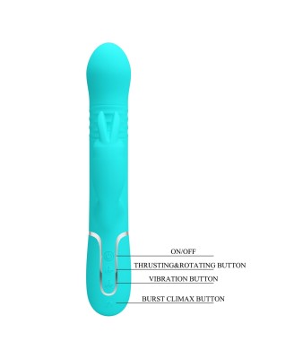 PRETTY LOVE - Twinkled Tenderness, 7 vibration functions 4 rotation functions 4 thrusting settings