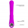 PRETTY LOVE - Lamar Purple, 10 vibration functions 9 speed levels