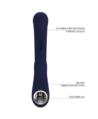 PRETTY LOVE - Lamar Blue, 10 vibration functions 9 speed levels