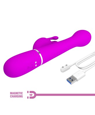 PRETTY LOVE - Twinkled Tenderness Purple, 7 vibration functions 4 thrusting settings 4 rotation functions