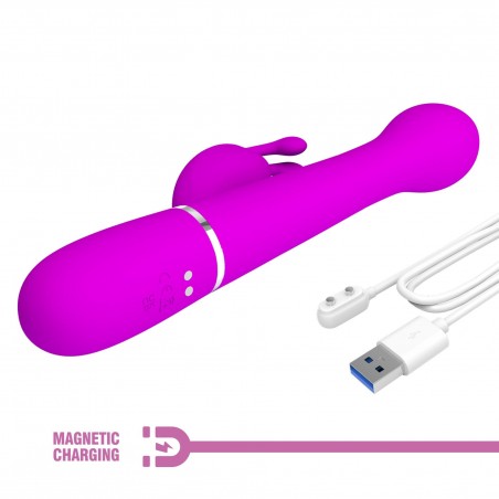 PRETTY LOVE - Twinkled Tenderness Purple, 7 vibration functions 4 thrusting settings 4 rotation functions