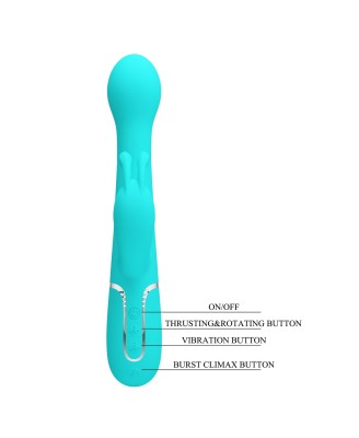 PRETTY LOVE - Twinkled Tenderness, 7 vibration functions 4 thrusting settings 4 rotation functions