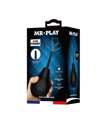 MR PLAY - ANAL DOUCHE BLKC (224 ml) - Gruszka do lewatywy