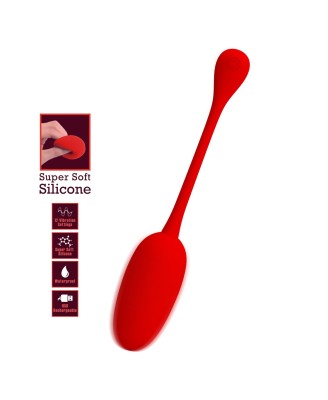 PRETTY LOVE - KNUCKER Red, 12 vibration functions Memory function