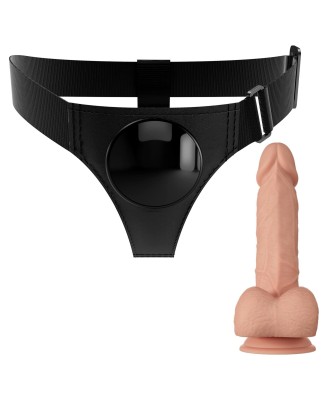 PRETTY LOVE - HARNESS BRIEFS Jerry Uprząż Strapon 7,6"