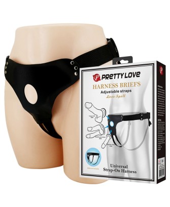 PRETTY LOVE - HARNESS BRIEFS Love Spell Universal Strap-On Harness