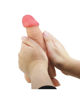 BAILE - Sliding Skin 8,5'' Flesh Suction base Bendable TPR