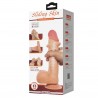 BAILE - Sliding Skin 8,5'' Flesh Suction base Bendable TPR