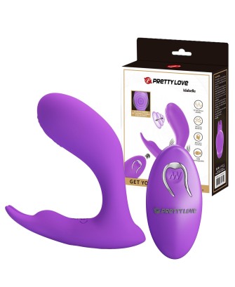 PRETTY LOVE - Idabelle Purple, 12 vibration functions 12 pulse wave settings Wireless remote control