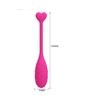 PRETTY LOVE - Fisherman Pink, 12 vibration functions Mobile APP remote control