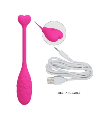 PRETTY LOVE - Fisherman Pink, 12 vibration functions Mobile APP remote control