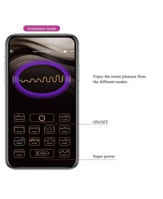 PRETTY LOVE - Fisherman Pink, 12 vibration functions Mobile APP remote control