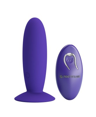 PRETTY LOVE - Remotr control vibrating plug - Youth, Wireless remote control 12 poziomów wibracji