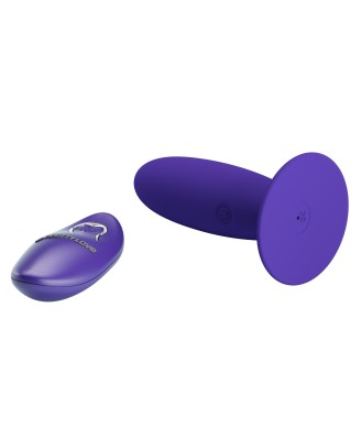 PRETTY LOVE - Remotr control vibrating plug - Youth, Wireless remote control 12 poziomów wibracji