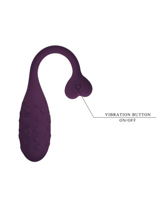 PRETTY LOVE - Fisherman Purple, 12 poziomów wibracji - zdalnie sterowany