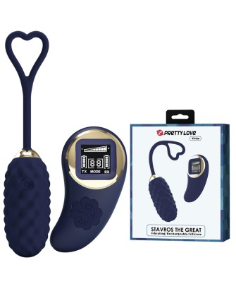 PRETTY LOVE - Vivian Blue, 10 vibration functions 9 speed levels Wireless remote control