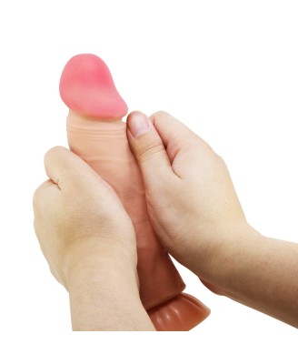 BAILE - Dildo Sliding Skin 8,1'' - Realistyczne Cieliste Dildo - 20.5 cm