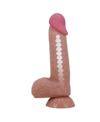 BAILE - Dildo Sliding Skin 8,1'' - Realistyczne Cieliste Dildo - 20.5 cm