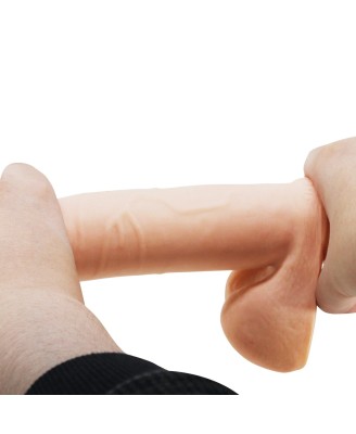 BAILE - Sliding Skin 8.1'' Flesh, - Realistyczne dildo z przyssawką