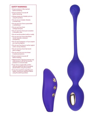 Estim Dual Kegel Exerciser Blue