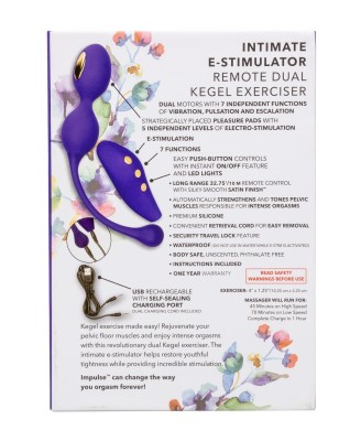 Estim Dual Kegel Exerciser Blue