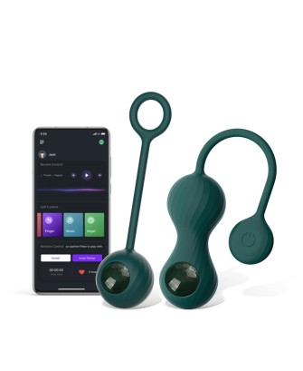 Magic Motion - Crystal Duo Smart Kegel Vibrator with Weight Set