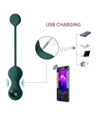 Magic Motion - Crystal Duo Smart Kegel Vibrator with Weight Set
