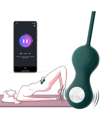 Magic Motion - Crystal Duo Smart Kegel Vibrator with Weight Set