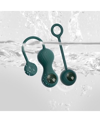 Magic Motion - Crystal Duo Smart Kegel Vibrator with Weight Set