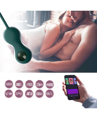 Magic Motion - Crystal Duo Smart Kegel Vibrator with Weight Set