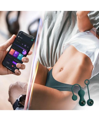 Magic Motion - Crystal Duo Smart Kegel Vibrator with Weight Set