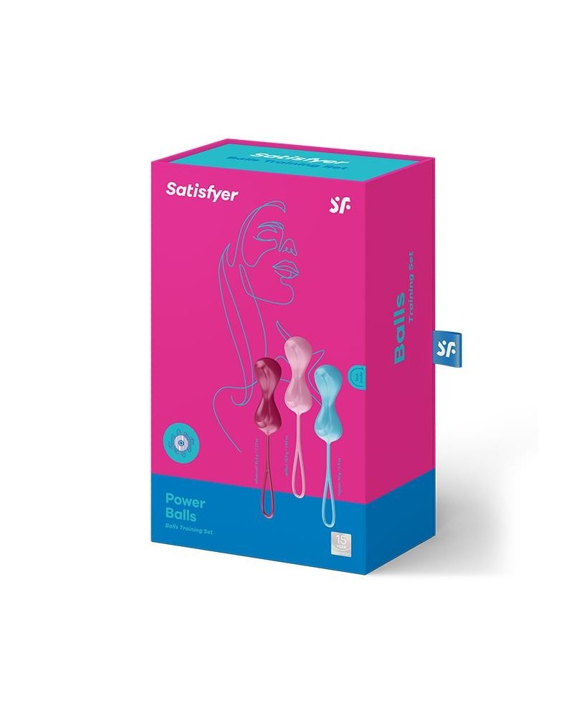 Zestaw-Satisfyer Balls C02 double (set of 3) medium