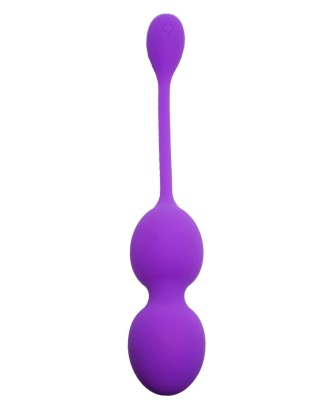 Vibrating Kegel Balls 32mm 80g Purple 10 function USB - B - Series