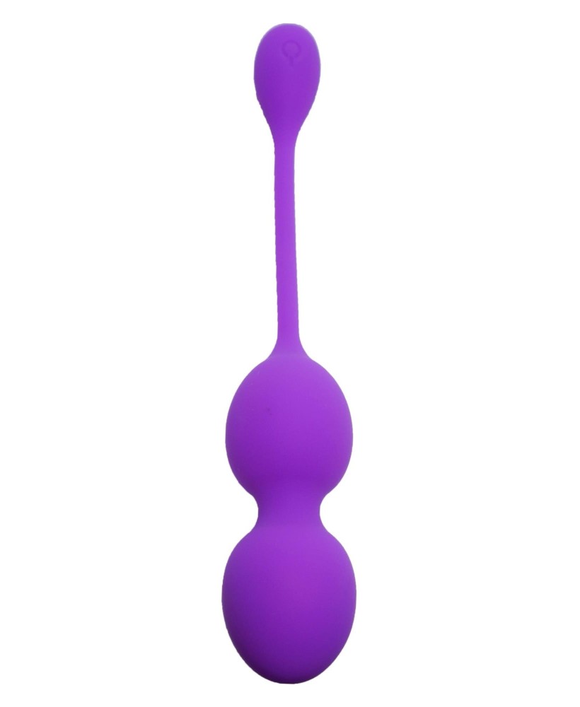 Vibrating Kegel Balls 32mm 80g Purple 10 function USB - B - Series